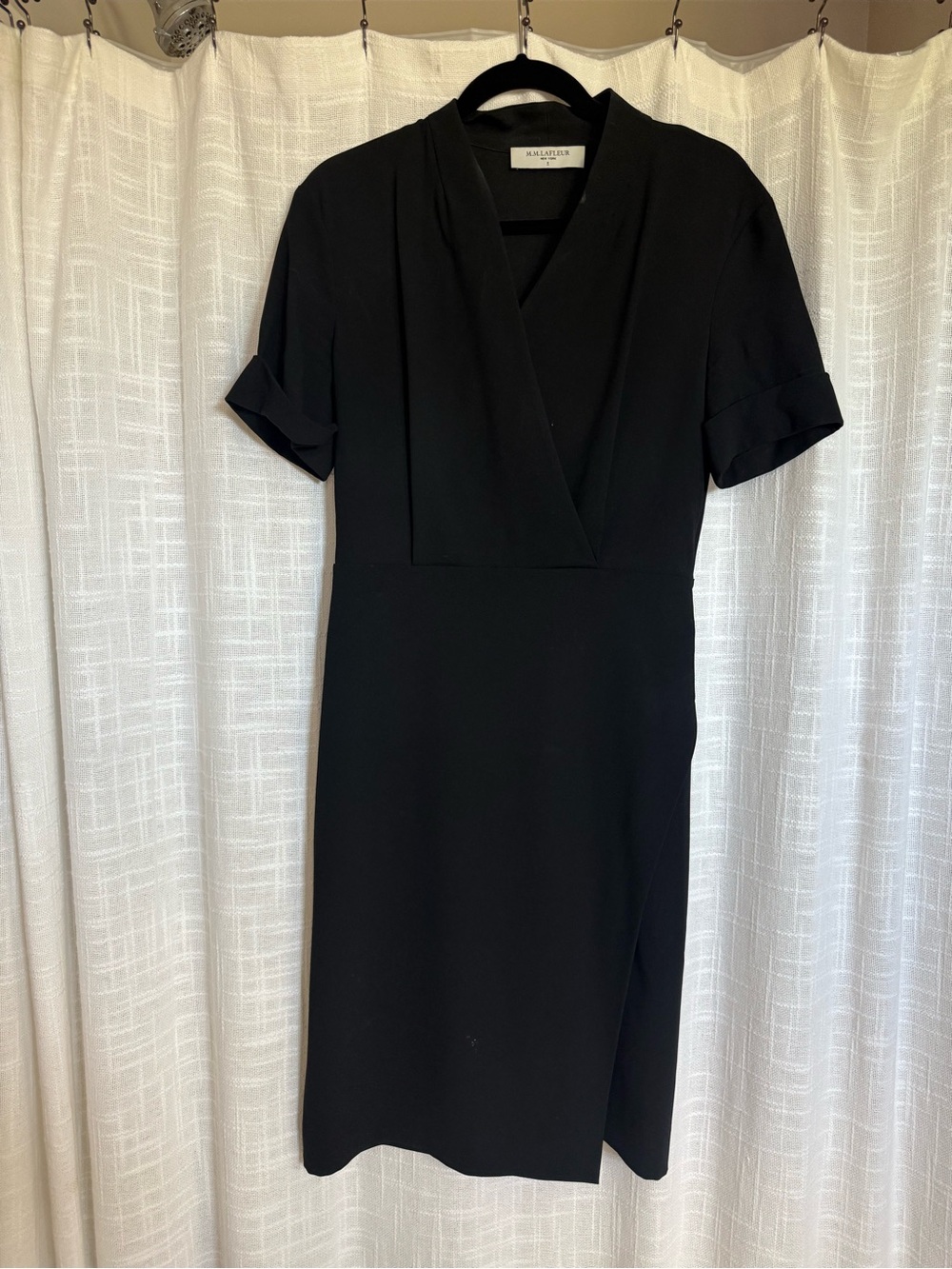Black Short Sleeve Dress